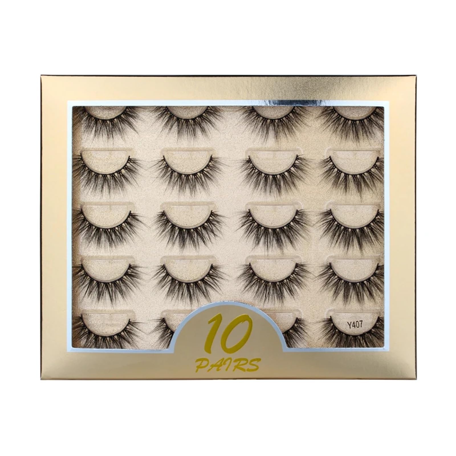 UAMOU Faux Mink Eye Lashes Mix 28 Styles Natural Soft False Eyelashes Fluffy Volume Handmade Faux Cils Makeup