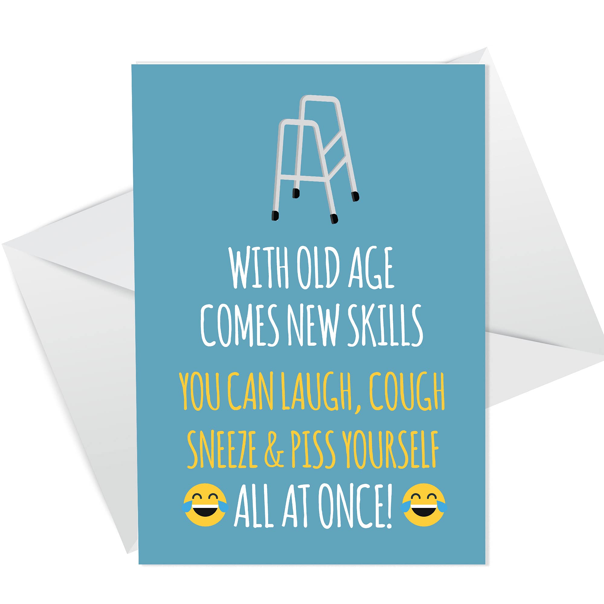 Funny Humorous Birthday Card For Mum Dad Nan Grandad 50th 60th 70th Birthday Card