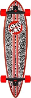 Santa Cruz Amoeba Dot Pintail Cruiser Longboard Complete 9.58" x 39" - Stable Speed & Smooth Rides