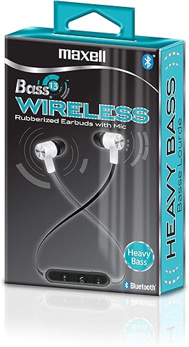 Miniatura 2 de Maxell 199746, Bass 13 Auriculares inalámbricos con micrófono - Blanco