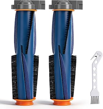 2 Pack Main Roller Brush Replacement for Shark AI AV2501S AV2511AE AV2501AE RV2502AE AV2610WA RV2610WD RV2410WD AV2510AOUS RV2310AE AV2310AE RV2300 RV2320S UR2350AE Robot Vacuum Main Brush Parts