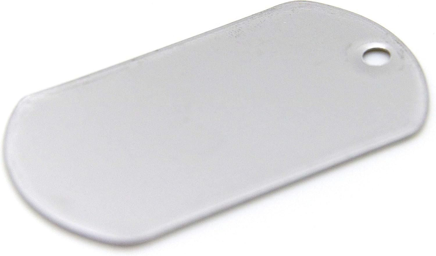 ONDEPOT 500 Blank Matte Stainless Steel Dog Tags – Military Spec, Emboss-Ready, Engraving-Compatible, Bulk Pack for Crafting, ID, Medical Tags, Custom Use – No Chains Included