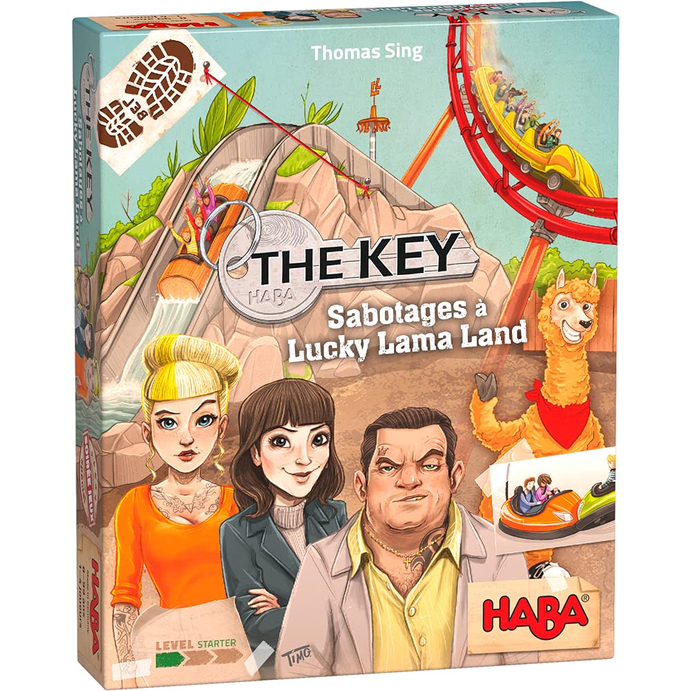 HABA 305856 The Key – Sabotaggio A Lucky Lama Land – Gioco Investigativo Per Bambini Da 8 Anni - 4