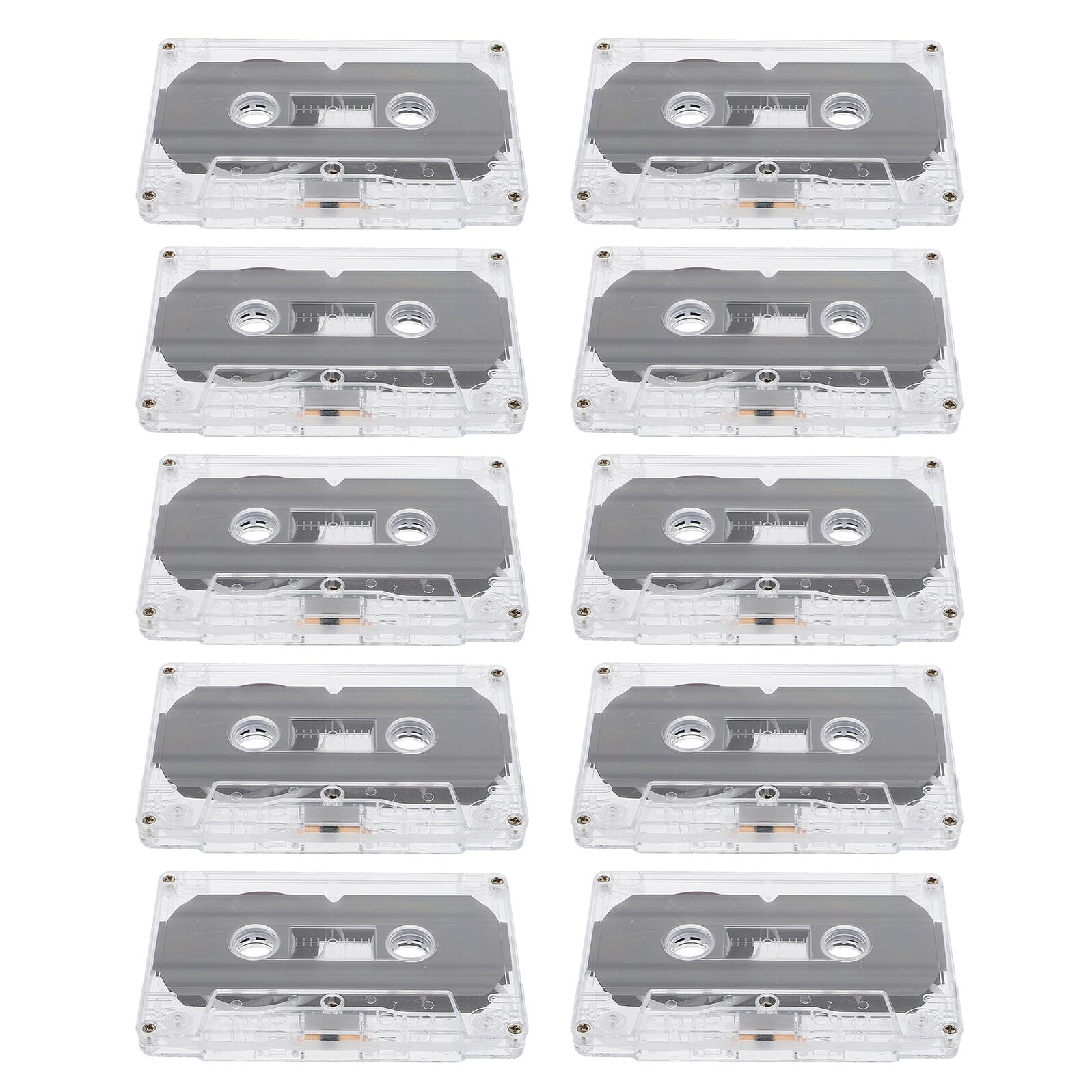 Casetes vírgenes de plástico duradero VILLCASE de 30 minutos para grabación estable de música 8