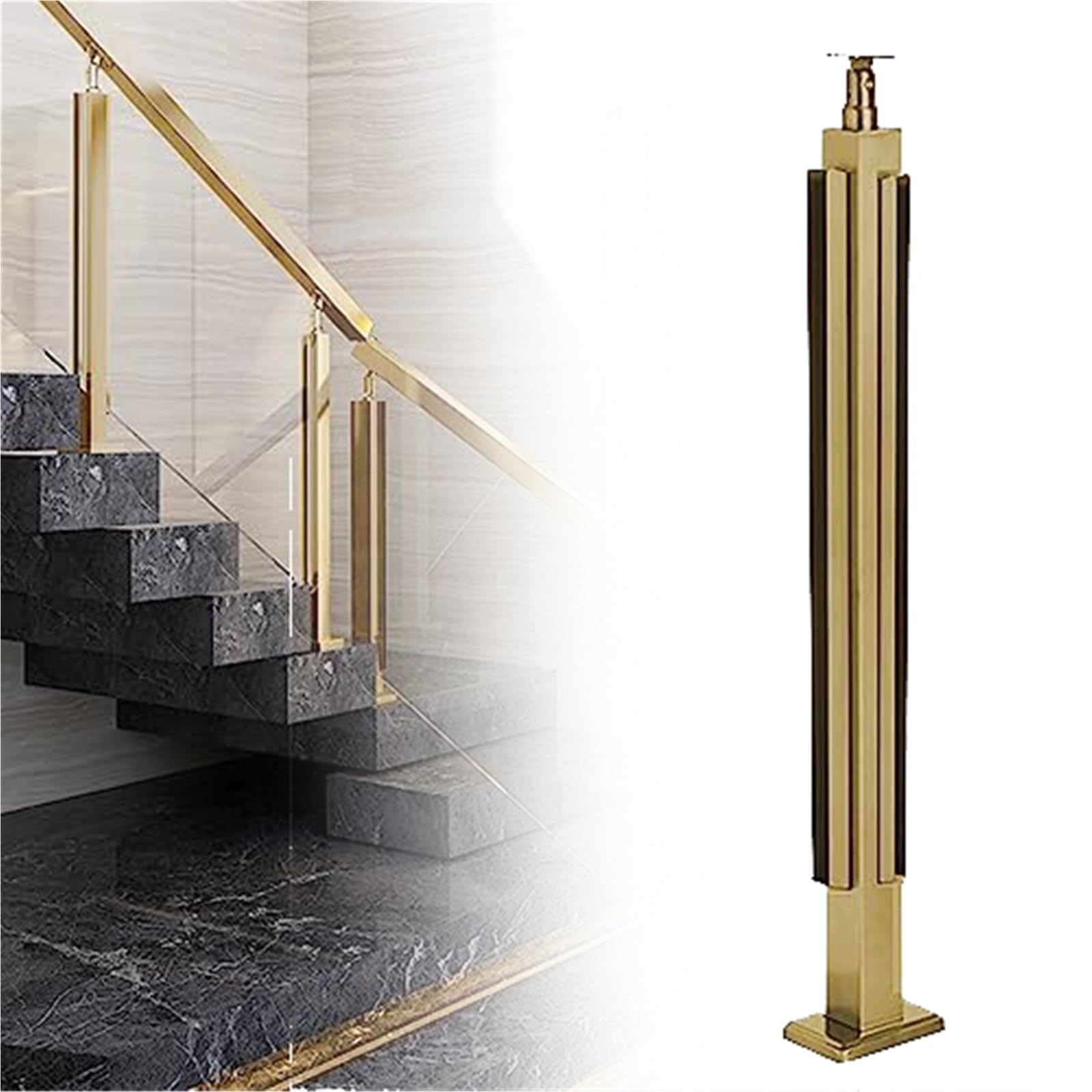 Garde-corps verre inox d'angle pour sécuriser terrasse et escalier moderne