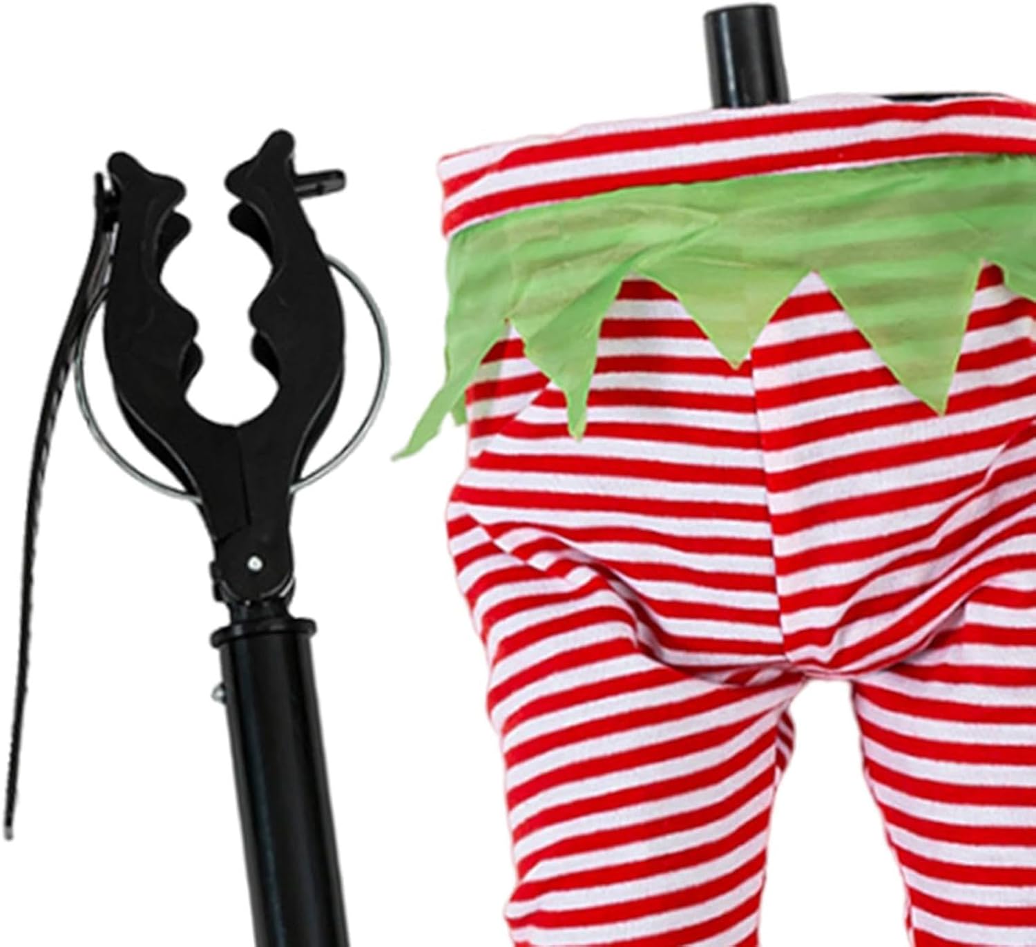 Kezvmhy クリスマスツリー用サンタクロースの足 | サンタ クリスマスツリー トップ装飾,玄関 室内 お祝い インテリア クリ