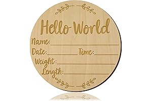 LUTER Baby Welcome Sign Hospital Door Hanger