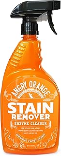 Angry Orange Odor Eliminator & Pet Stain Remover - Carpet Cleaner for Pets, Citrus Scented Dog Urine Deodorizing Spray and...