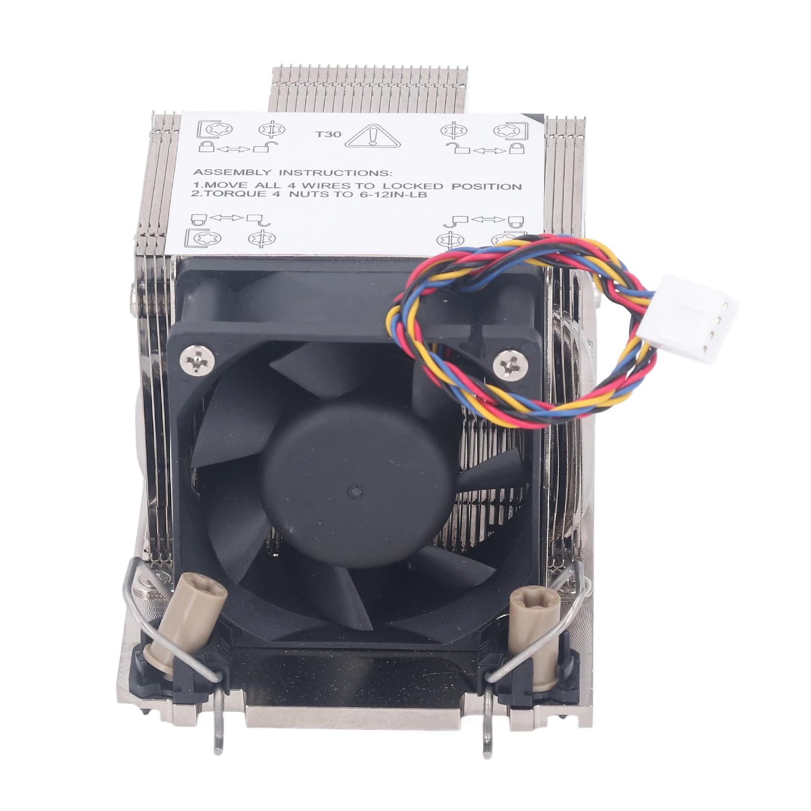 Garosa Kontroler Przemysłowy Radiator Radiator ze Stopu Aluminium Uniwersalny Wentylator Radiatora Procesora do Miniserwerów Chłodzenie Procesora Niskoprofilowa Konstrukcja do Przemysłowych Systemów