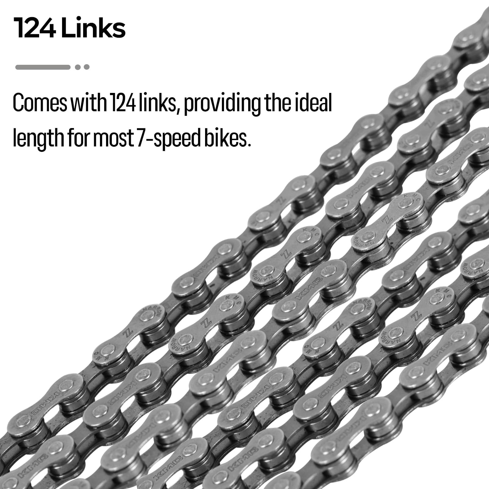 【makey 】CROWN SHIELD&Tiny FDL CHAIN 7 Speed and Under Chains – KMC Chain