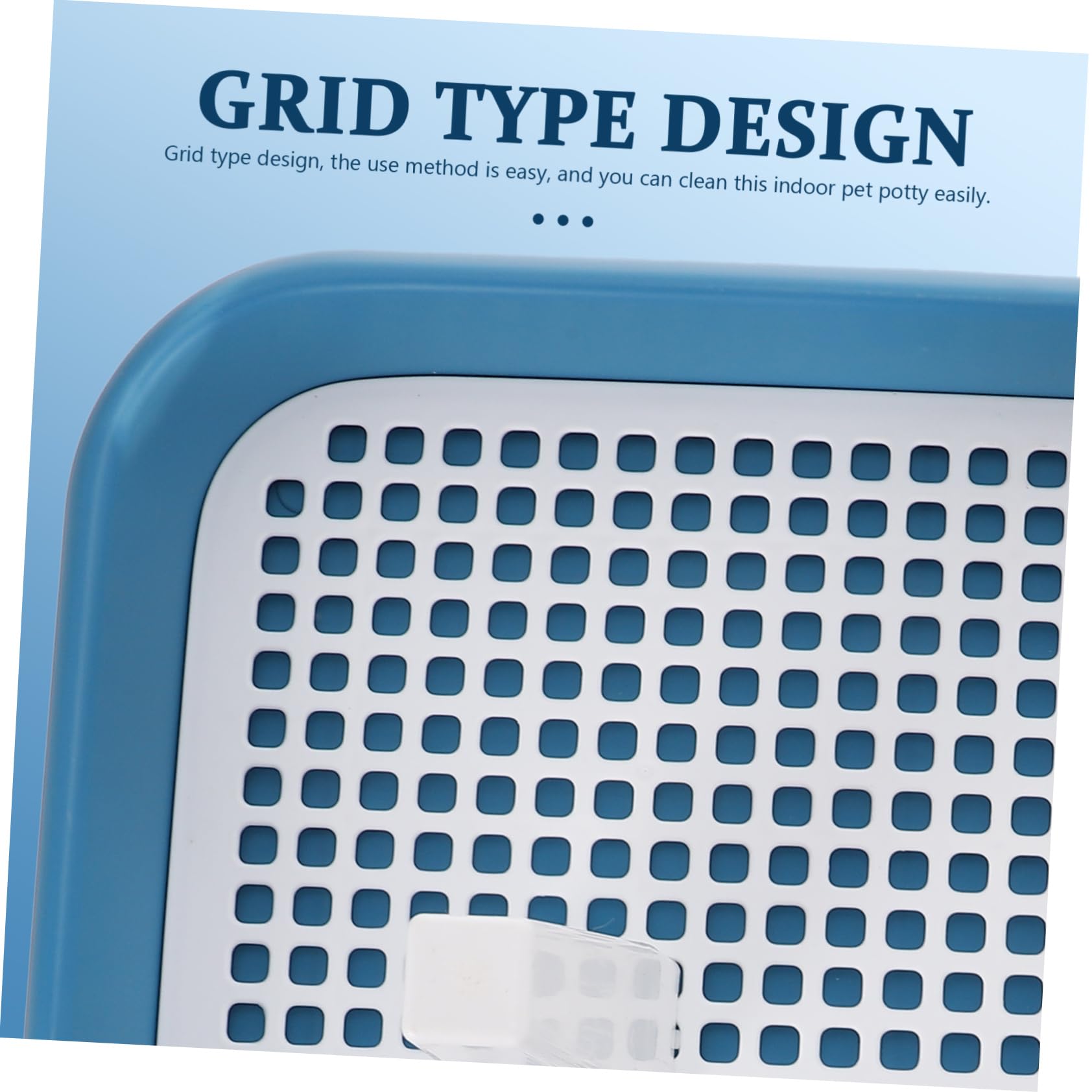 HEMOTON Dog Toilet Indoor Potty Training for Dogs Lightweight Material Easy Design for Indoor Use