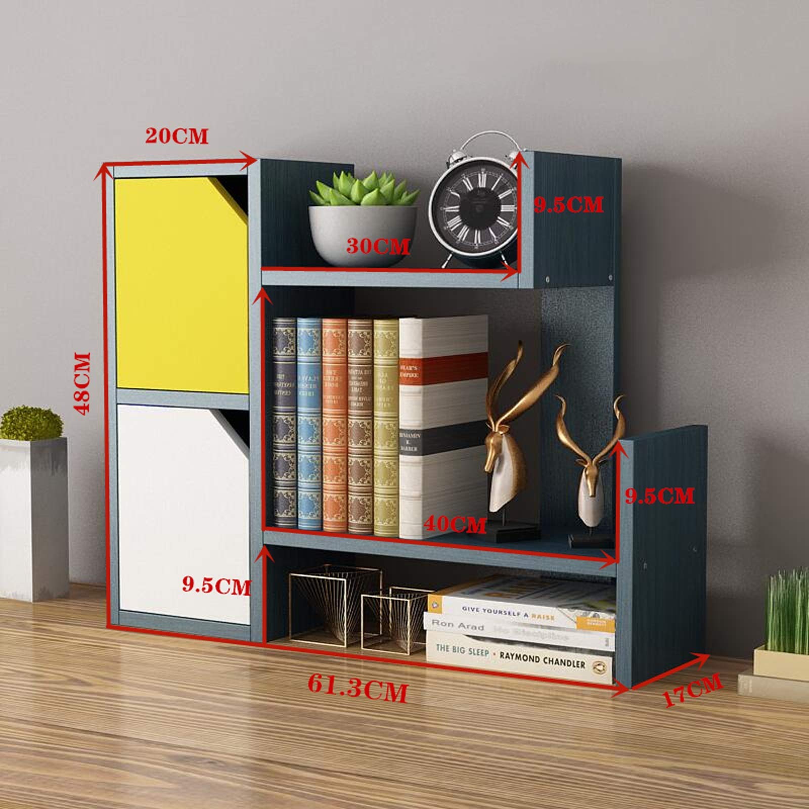 Organizer na książki dekoracja na biurko prosta obudowa Booktop półka na książki półka biurowa półka biurowa organizer do przechowywania materiałów biurowych, makijaż do biblioteki