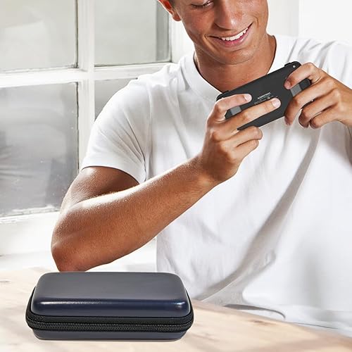 Miniatura 3 de Roseliya Hard Carrying Case for RG35XX H Retro Handheld Game Console, Game Travel Storage Holder with Mesh pocket and Accessory Pockets for