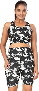 KASHIKAY CREATION Activewear Shorts Top for Women Gymwear | High Waist Yoga Shorts and Top Set for Workout | Running Cycli... Price In India