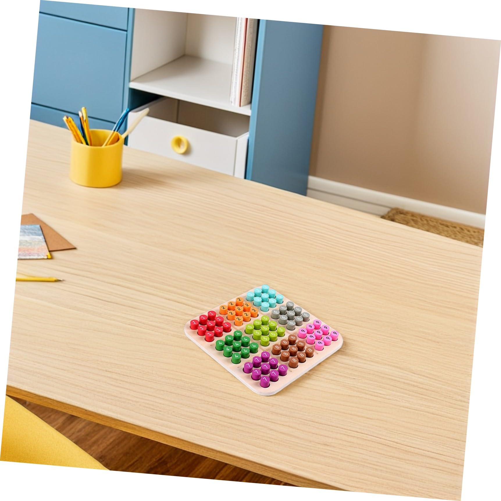 Juguete de Sudoku de Madera 1 Juego Educativo para Niños Decoracion Colegio