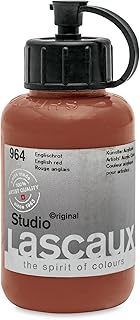 Lascaux Studio Acrylics - English Red, 85 ml bottle