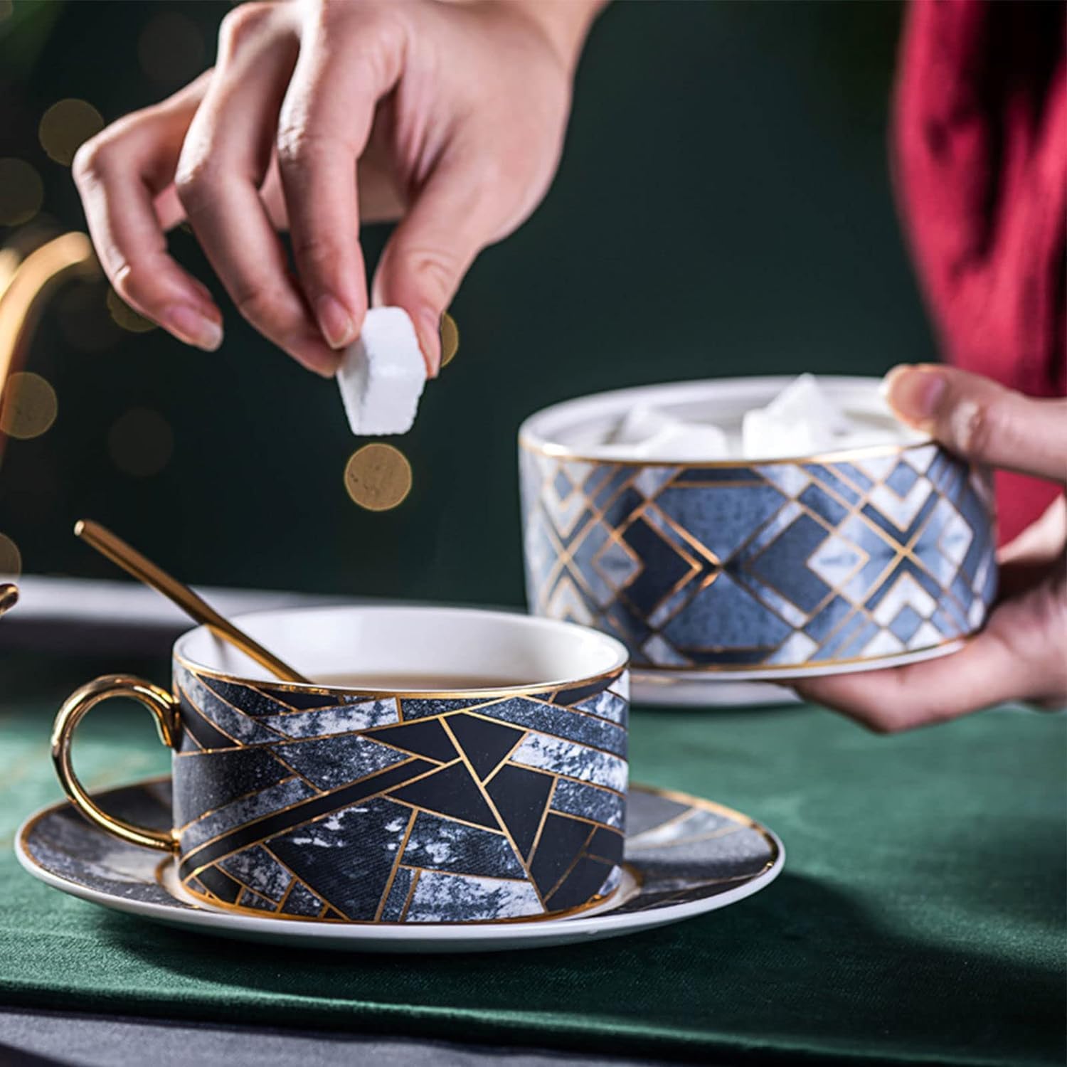 Ceramiczna cukiernica, ceramiczna cukiernica z pokrywką i dzbankiem na mleko, mlecznik i zestawy do cukru, śmietanka i cukiernica, dzbanek na śmietankę, dzbanek na cukier, zestaw do serwowania kawy, d
