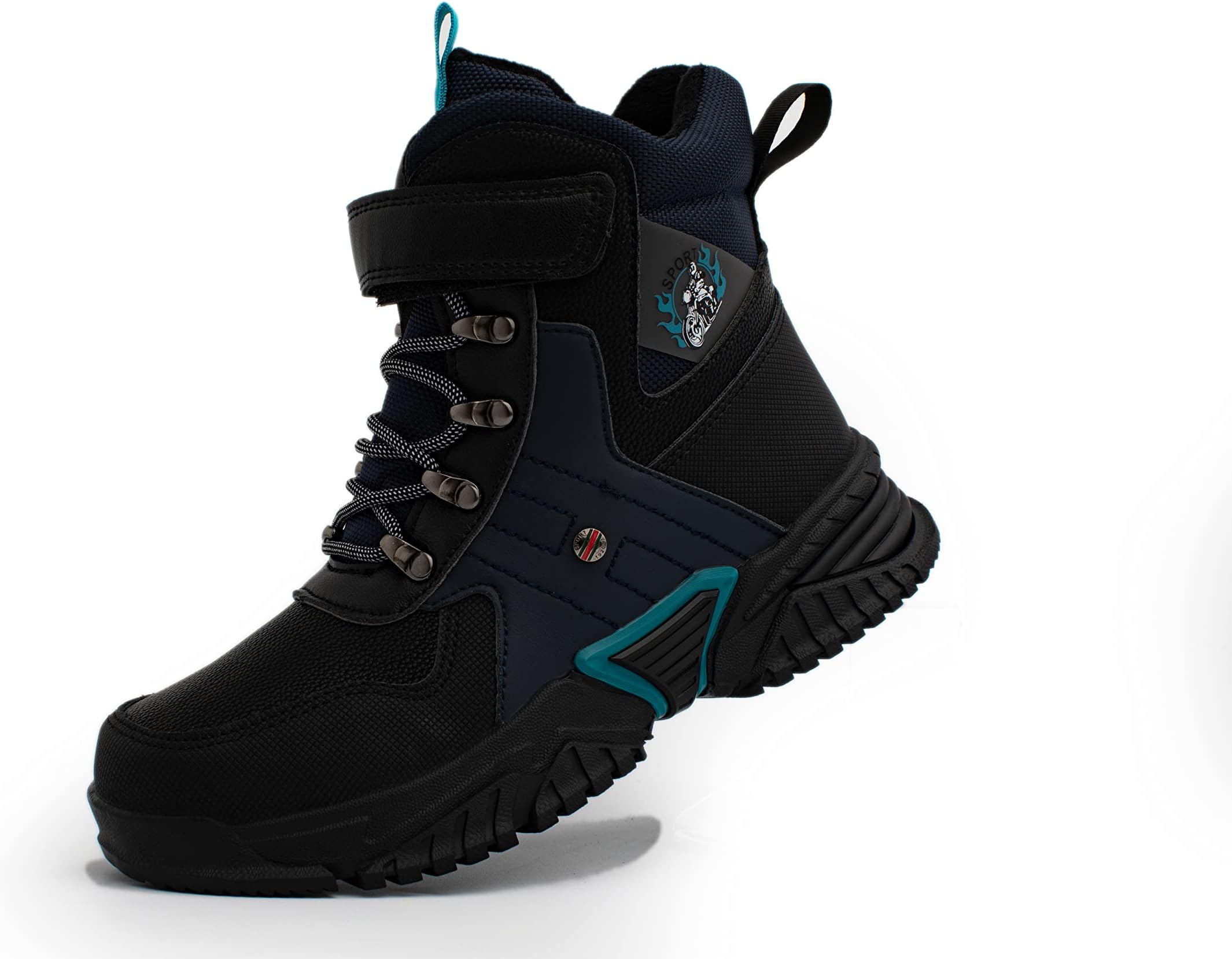 Lucky KidsHiking Boots - Outdoor Non-slip Winter Shoes for Boys and Girls, Comfortable Antiskid Design for Walking and Climbing