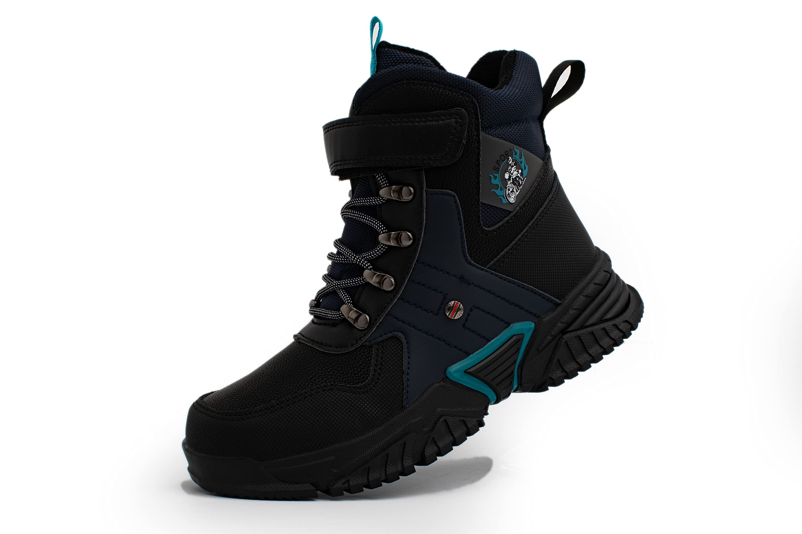 Lucky KidsHiking Boots - Outdoor Non-slip Winter Shoes for Boys and Girls, Comfortable Antiskid Design for Walking and Climbing