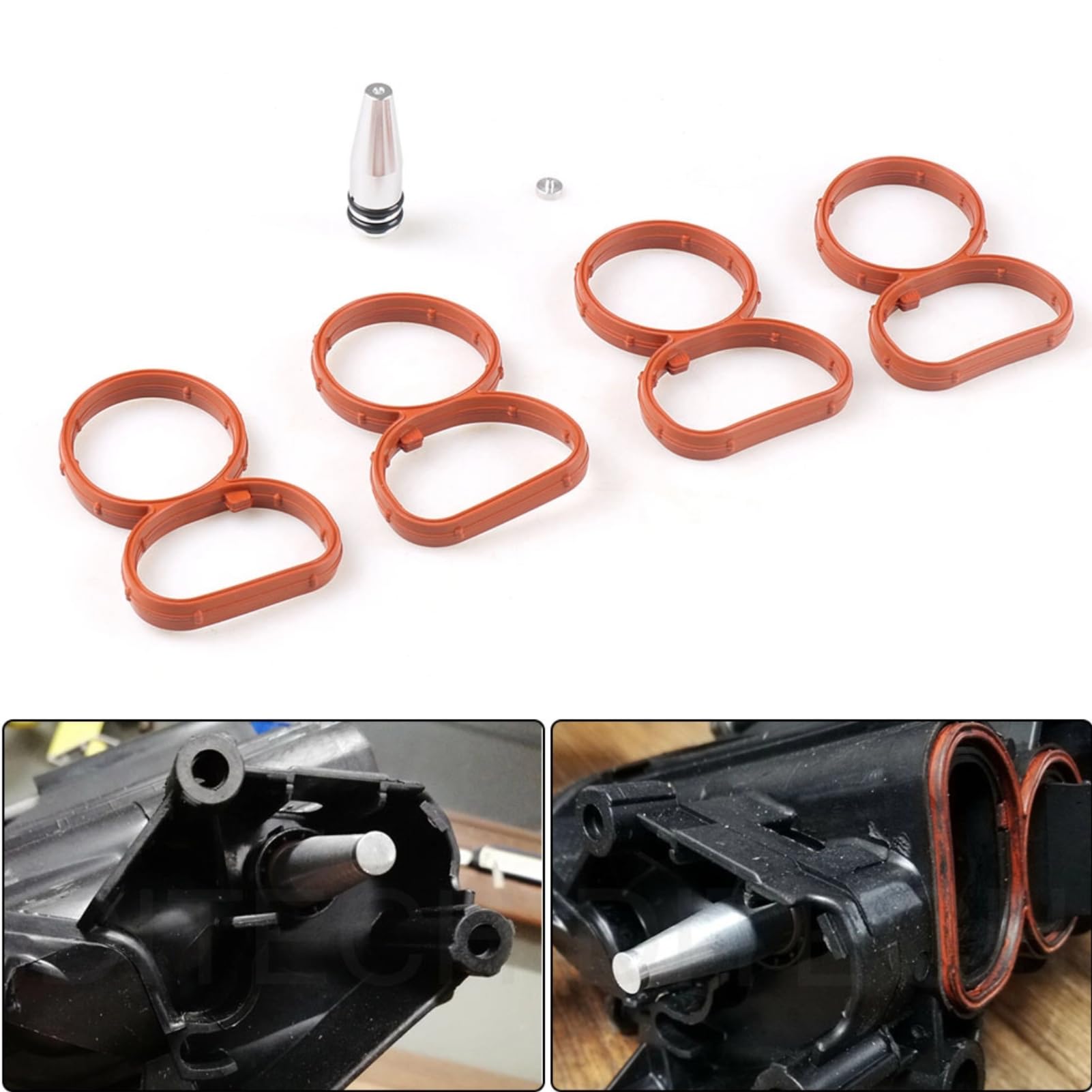 N47 swirl flap delete kit + Swirl Flap Plug sostituzione piastra vuota con guarnizioni per motori N47 2.0 per n47 drallklappen