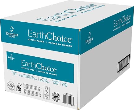 Domtar 8 1/2 x 11 20lb Copy Paper (DMR2700) Category: Copy and Multi Purpose Paper, 1 Ream (500 Sheets)