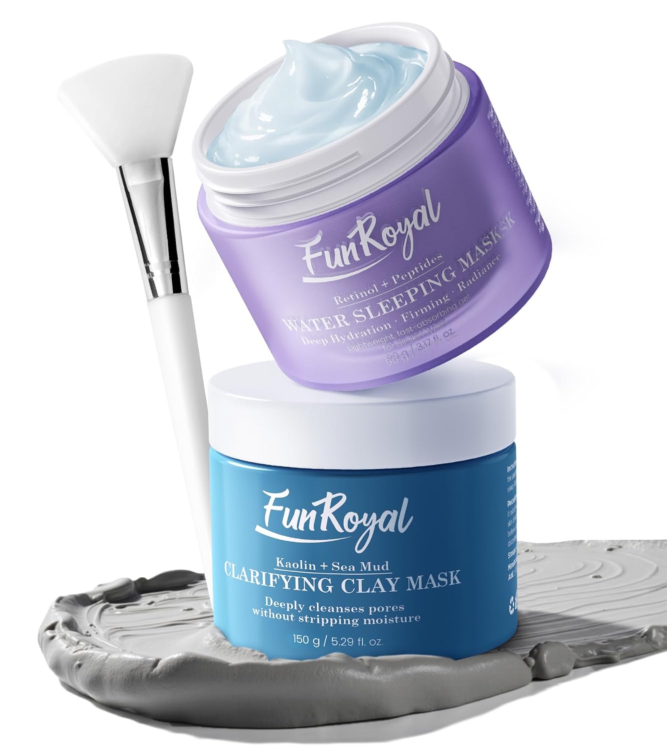 Glow-Boosting Face Masks Skincare Set – Deep Detox...