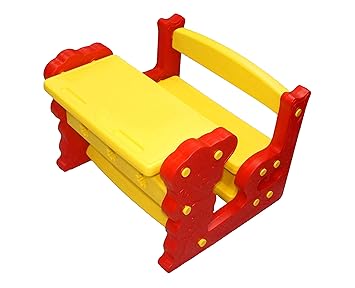 eHomeKart School Activity Study Desk for Kids - Cartoon Dual Seater Plastic Study Table and Chair - Dimensions - 30.5