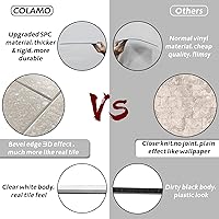 Vista 6 de COLAMO Swatch - Azulejo de metro grande de 6 x 12 pulgadas para pared de cocina, azulejos autoadhesivos para baño, sala de estar, decoración de pared