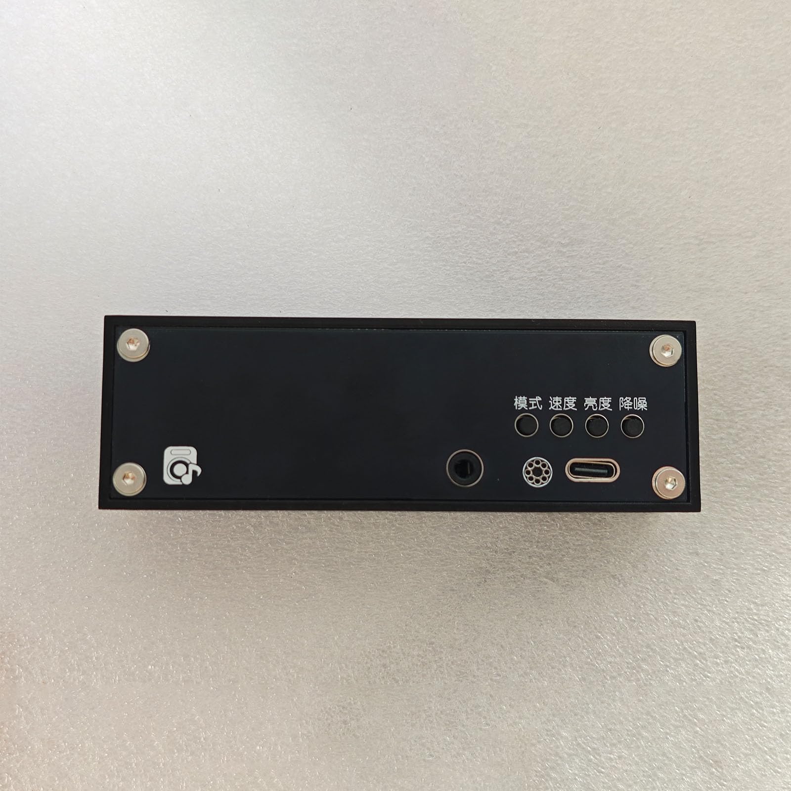 Medidor de pantalla LED con control de voz, espectro musical, luz de sonido, para escritorio, dormitorio, análisis de ritmo, portátil, pantalla LED de frecuencia