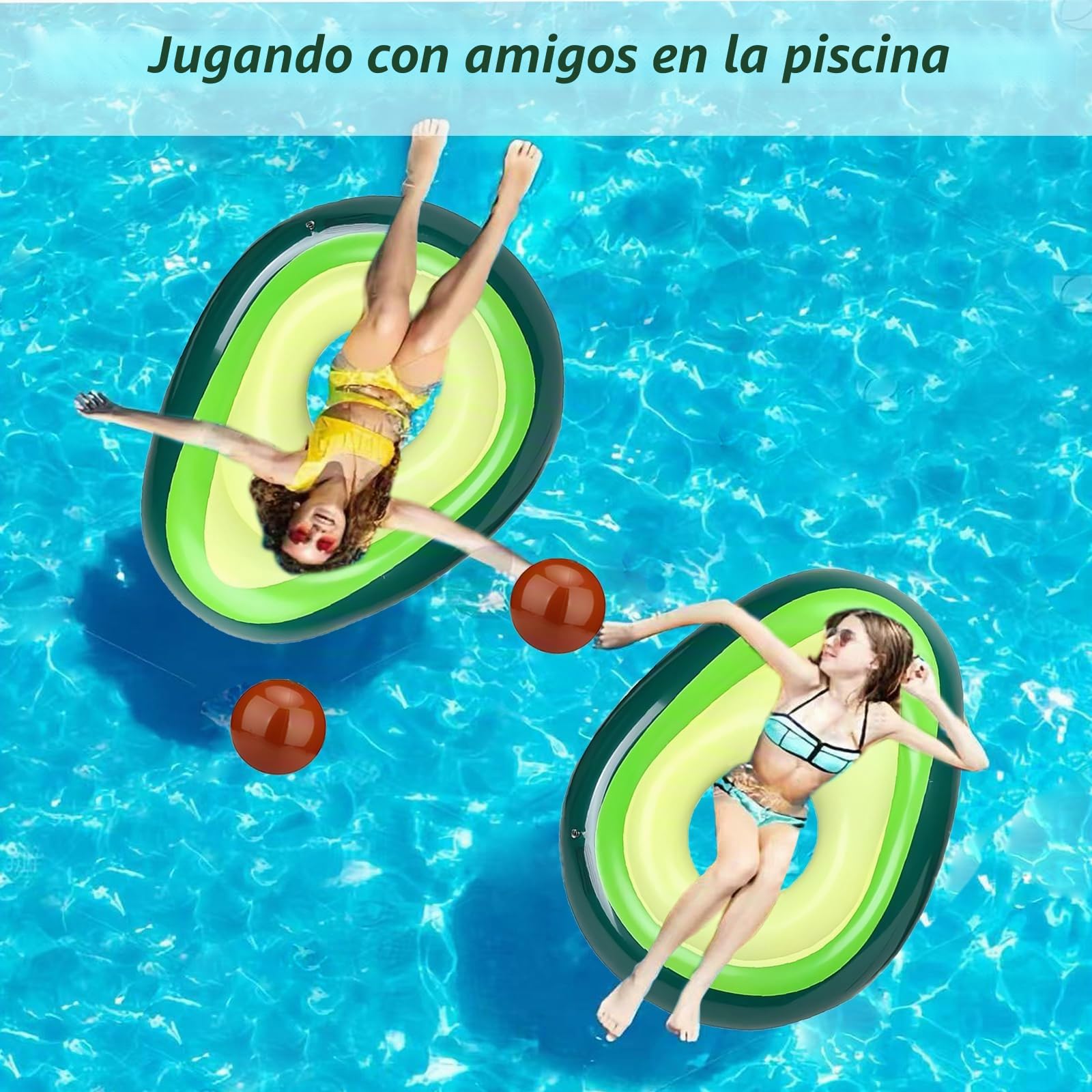 ACTOYS Colchoneta Piscina, Colchoneta Hinchable Piscina, 69 In, Colchonetas Piscina, Colchoneta Piscina Individual, Hinchables Piscina, Hinchables para Piscina, para Adultos y Niños