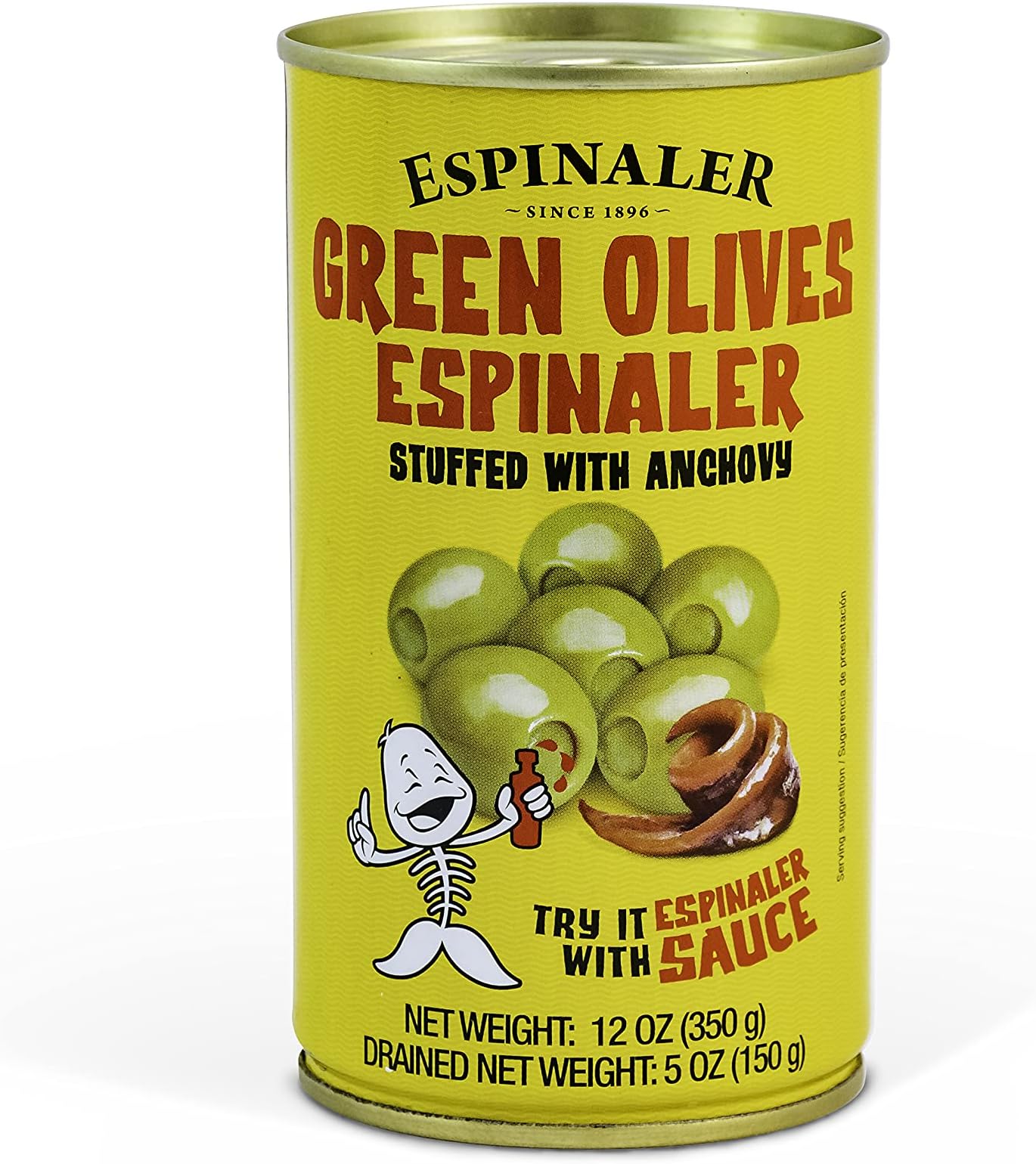 Olives Stuffed w/Anchovy, 350g