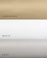 Vista 8 de Chicology - Minipersianas para ventana, puerta, casa rodante, ventanas, horizontales, color gris satinado, 32 pulgadas de ancho x 48 pulgadas de alto