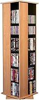 Vista 6 de Venture Horizon - torre giratoria para CDs, DVDs, Blu-ray, Disney, VHS, negra, 600 lugares, Madera, Walnut