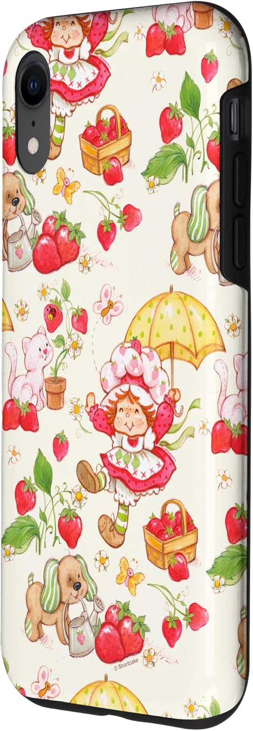 Strawberry Shortcake & Pets Vintage Retro Logo Case for iPhone XR