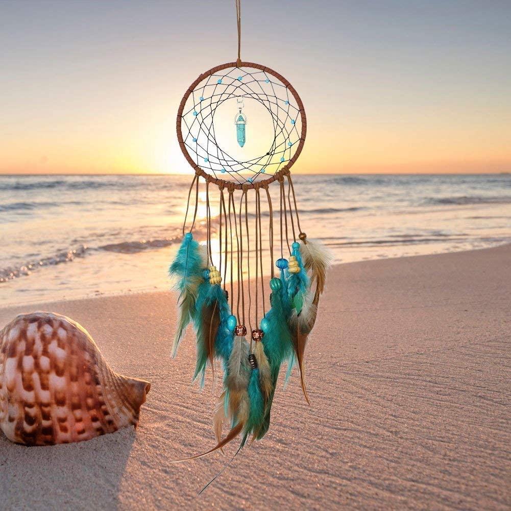 Dream Catcher Handmade Traditional Feather Wall Hanging Home Decoration Decor Ornament Craft