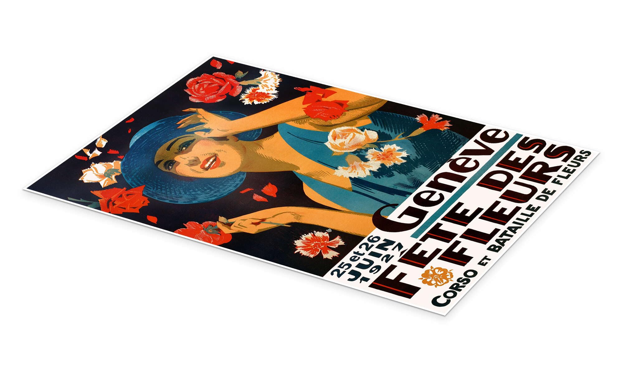 Posterlounge Flower Festival poster, 1927 Poster | 80 x 120 cm Quadri Decorazione per pareti