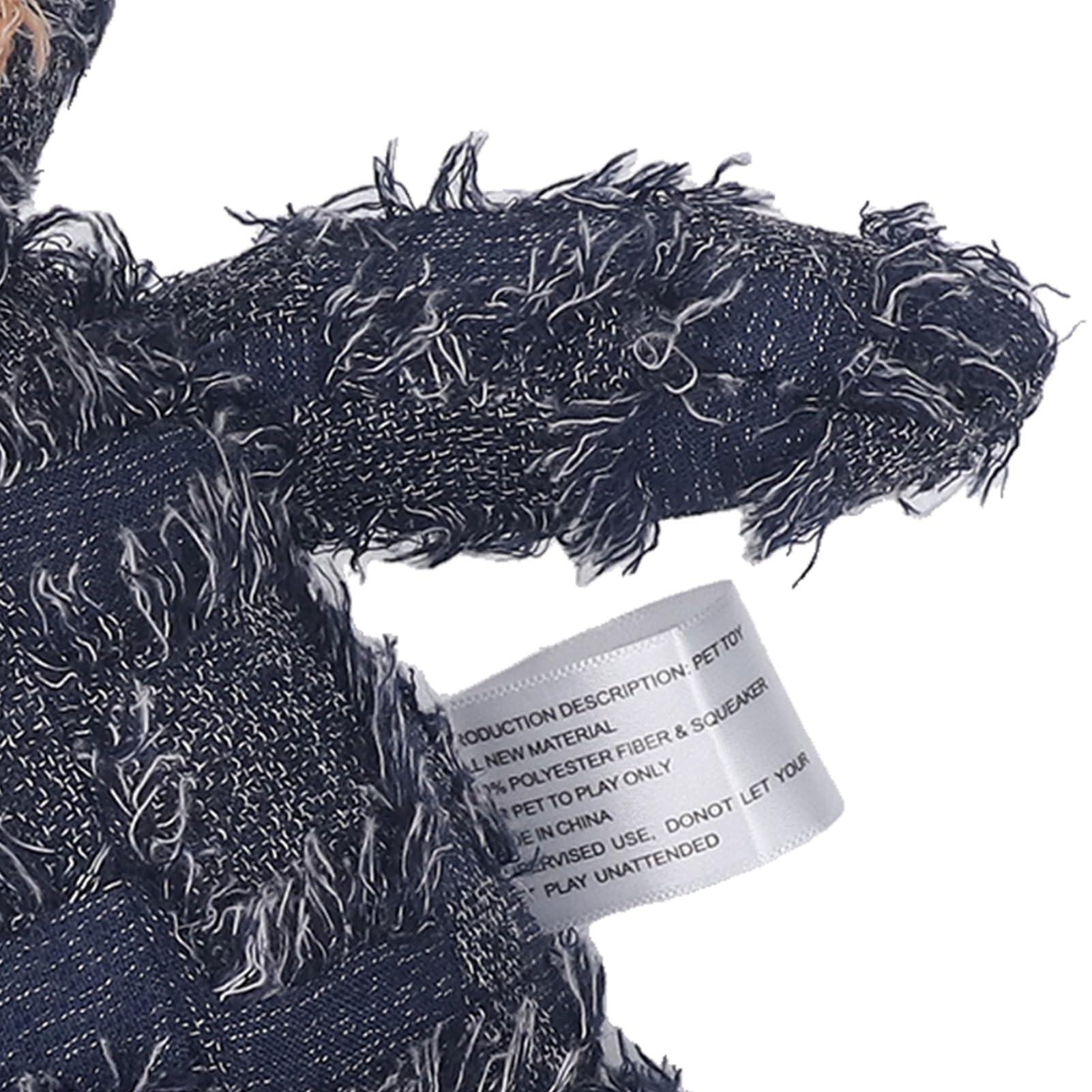 Keenso Giocattolo per Cani Cigolante, Peluche Imbottito Infrangibile per Cani di Piccola e Media Taglia (Blu)