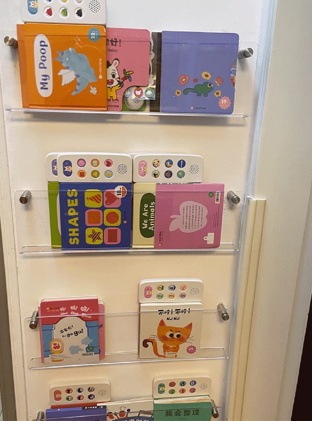 Porte-brochures en Acrylique Transparent, étagère Murale pour hôpital/Bureau/Salle de réception (60cm Wide)