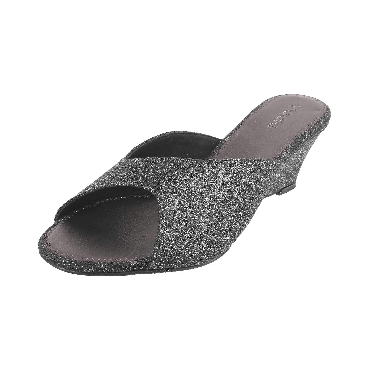 mochi Women's Metallic Fashion Heel Sandals-picture-17