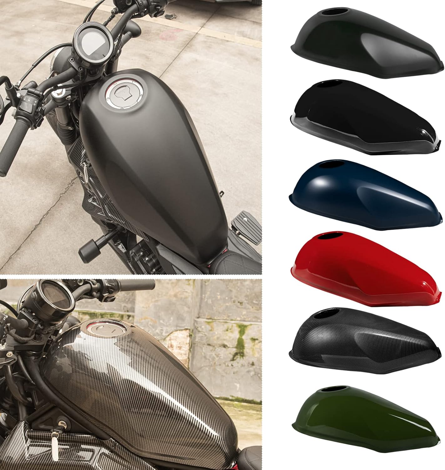 Kacvbei Motorcycle Gas Fuel Tank Cover Protector Body kit