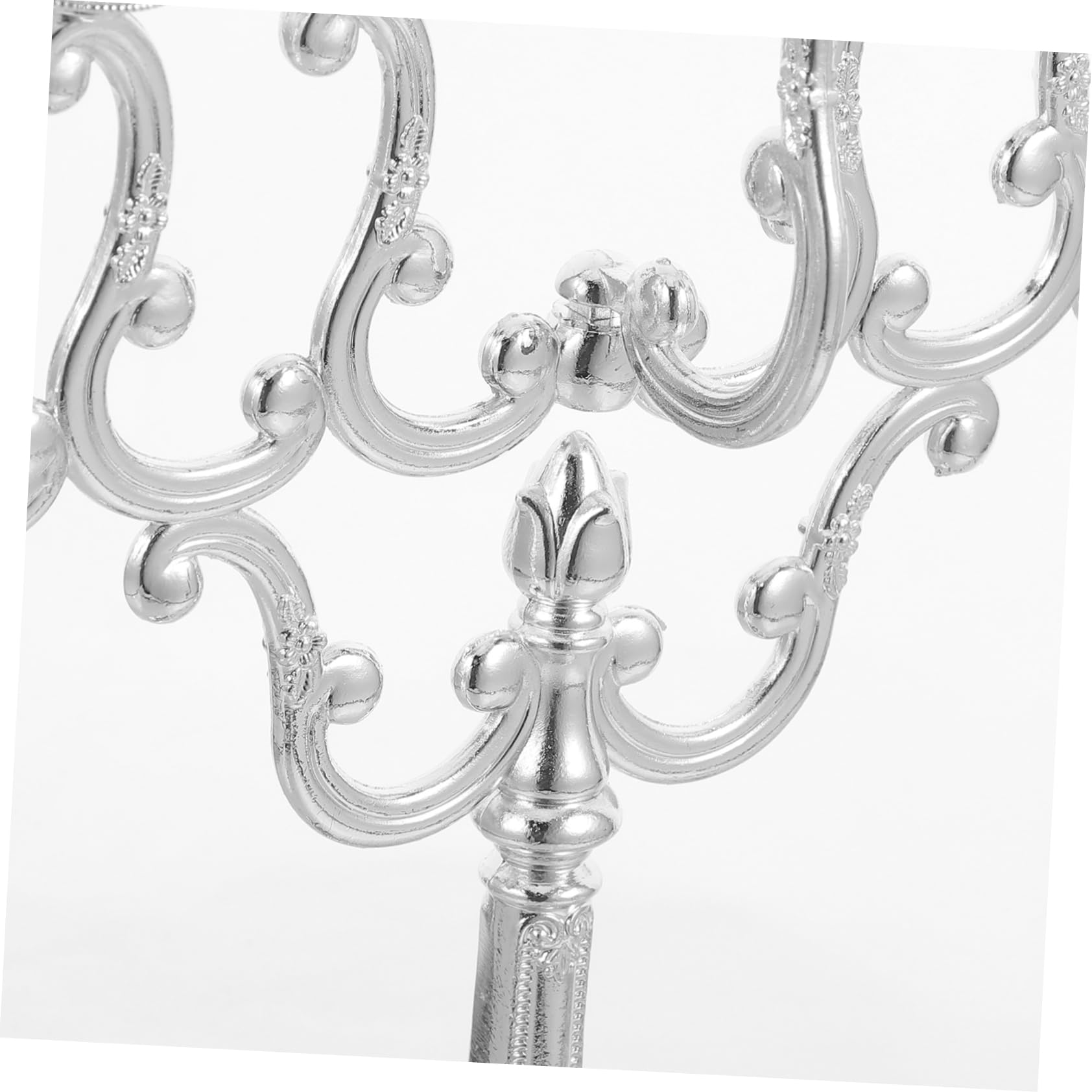 IMIKEYA Candelabro de Metal 9 Brazos para Menorá de Hanukkah, Decoración Elegante y Romántica para Mesa de Comedor y Espacio de Fiesta