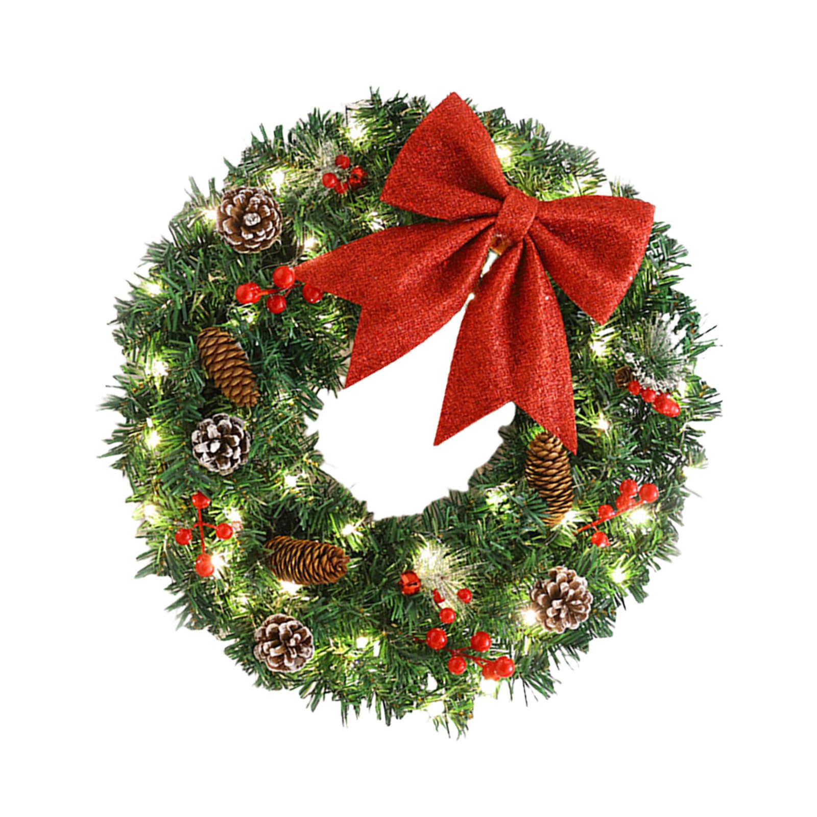 Artificial Berries Wreath Realistic Berries Wreath for Front Door Farmhouses Garden Christmas Wedding Decoration Seasonal Home Decoration