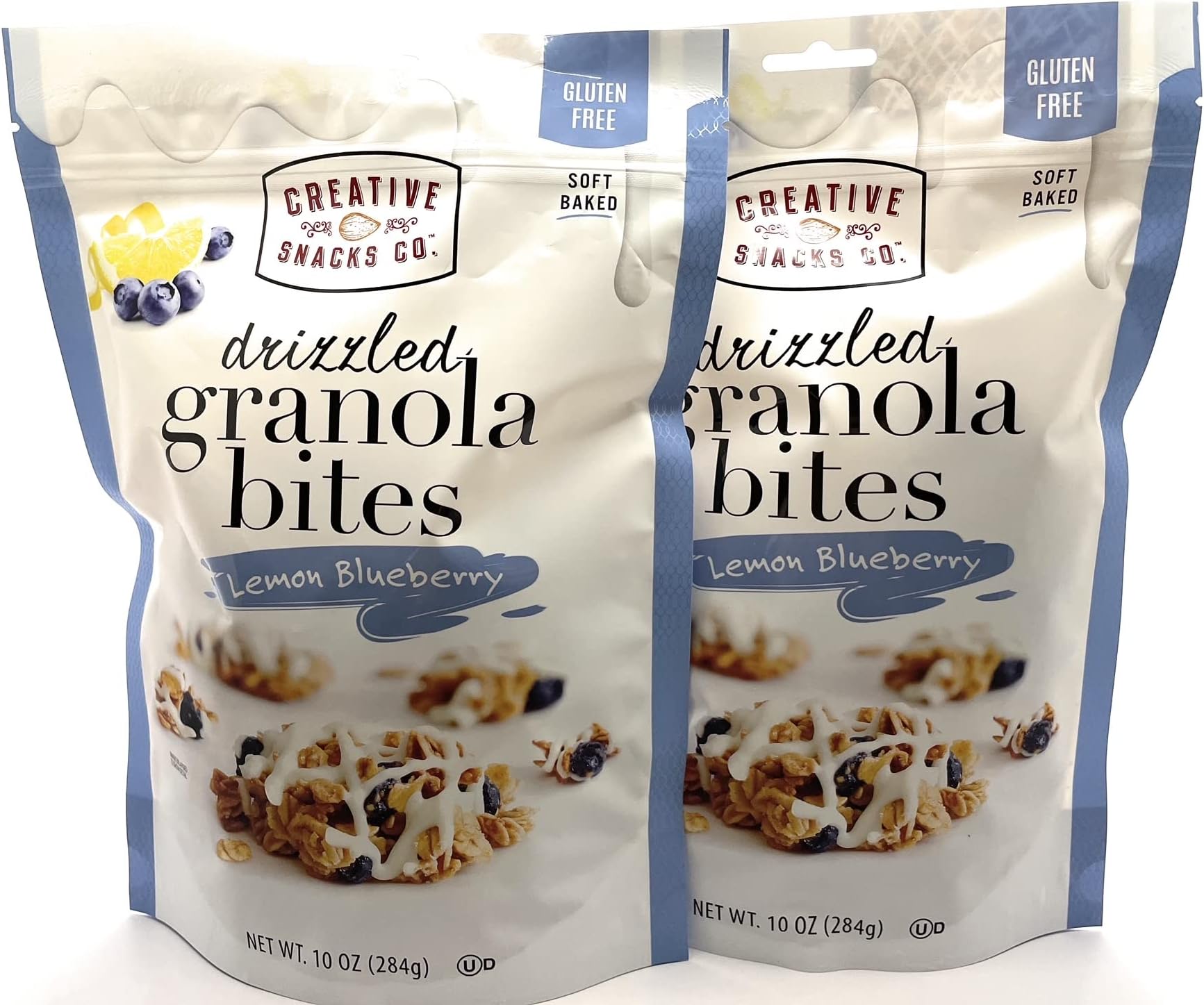 Lemon Blueberry Drizzled Granola Bites Gluten Free 10 Oz