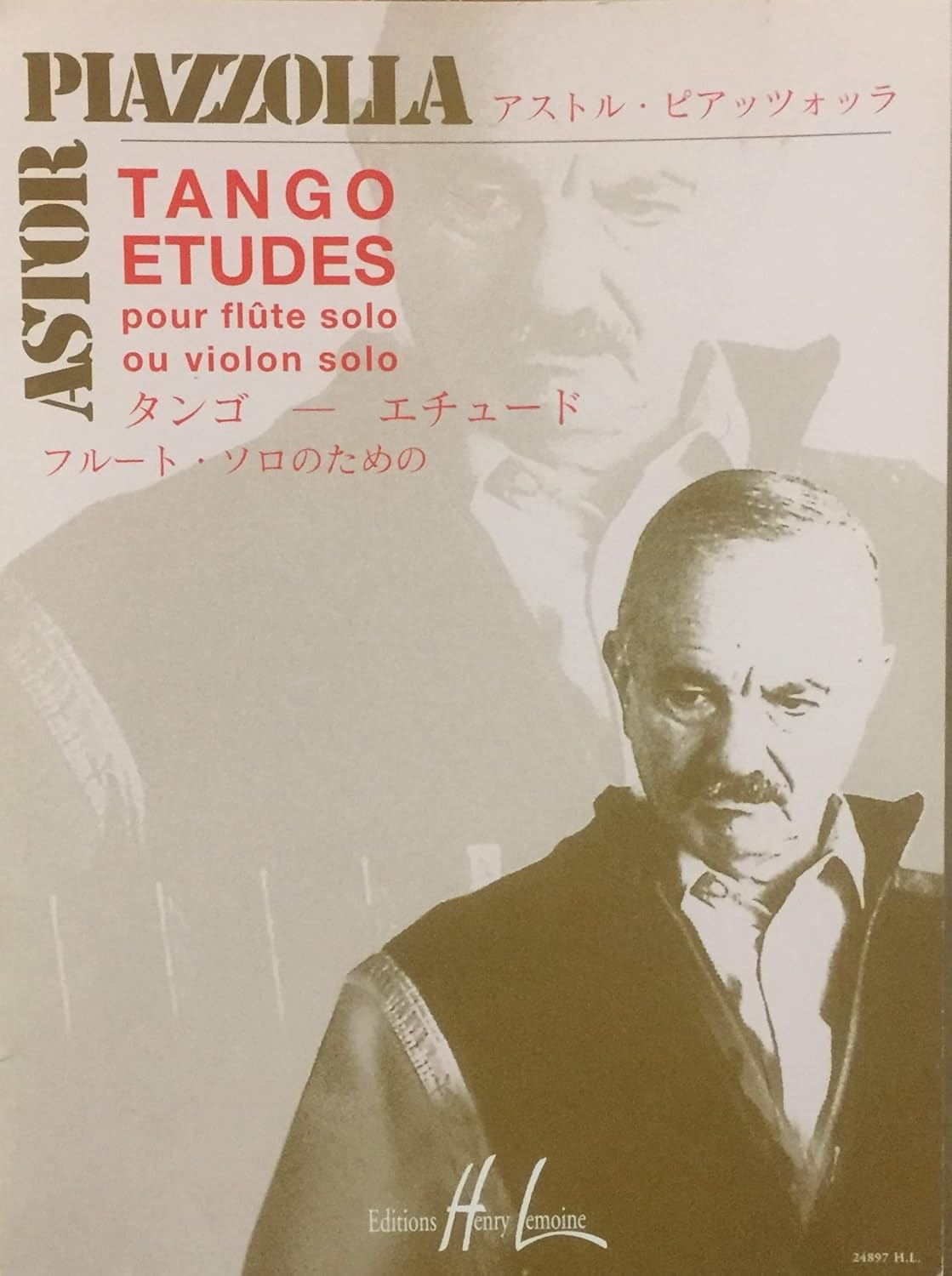 6 Tango Etudes Astor Piazzolla Pierre Andre Valade Editions