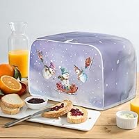 Vista 264 de Marbling Butterfly Print 2 Slice Toaster Dust Cover, Kitchen Small Appliance, Anti Dust and Fingerprint Bread Machine Cover