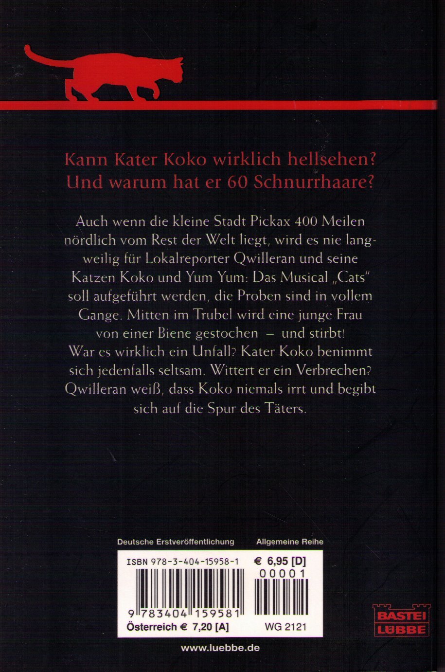 Die Katze, die Gedanken las: Roman (Allgemeine Reihe. Bastei Lübbe Taschenbücher)