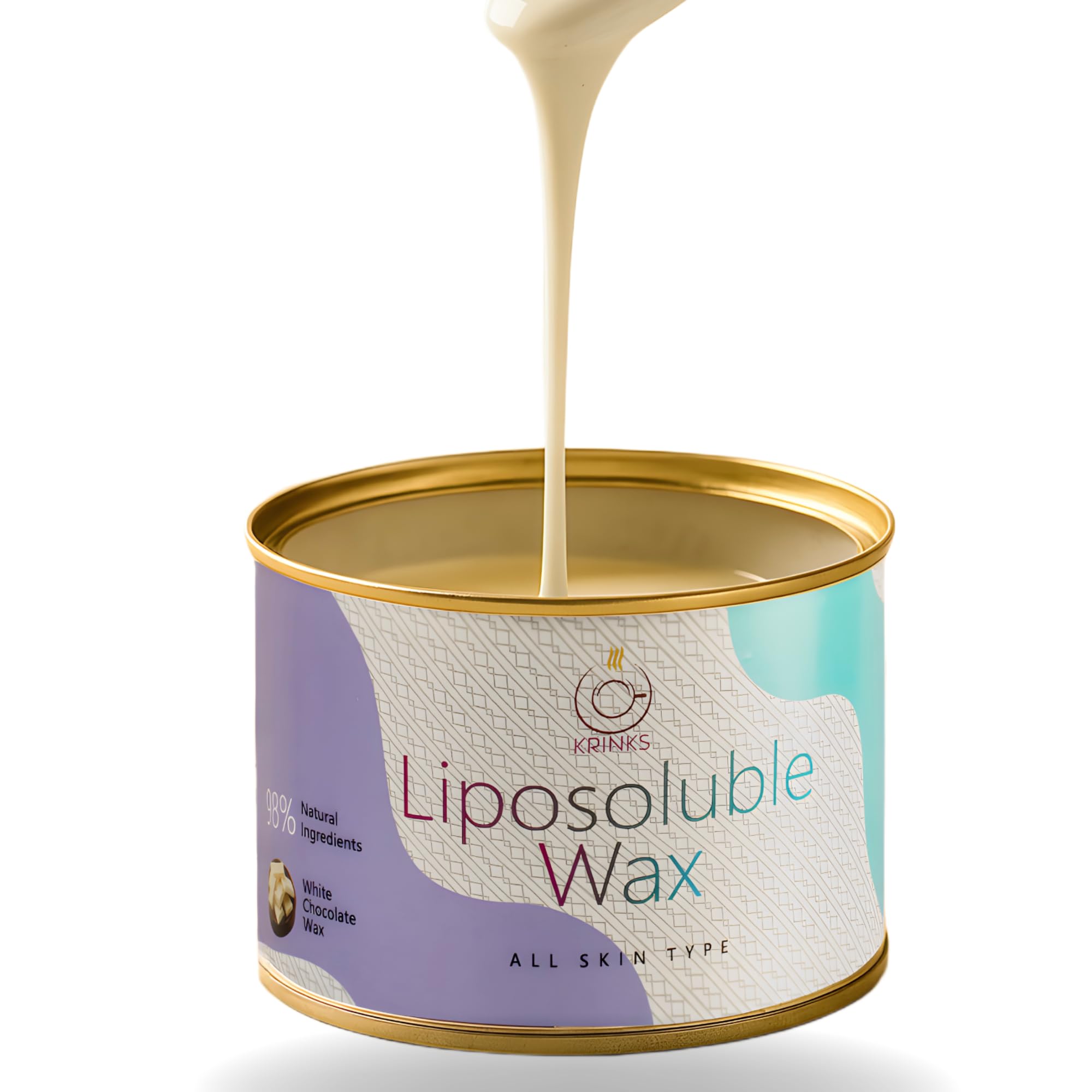 KRINKS Hair removal wax, White Chocolate Liposoluble Wax | Hair removal/Tan Removal wax for Arms, Legs, Chest, Under Arms, and Full Body | Men & Women | 300gm-image-24