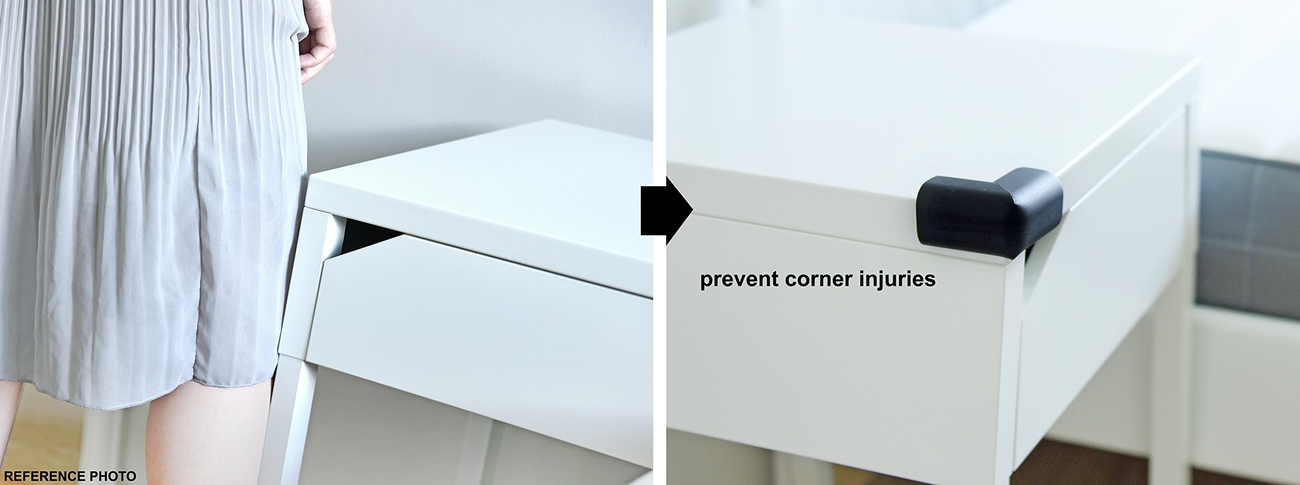 FiveSeasonStuff Table Corner Protectors for Kids | Baby Proofing and Child Safety with Peace of Mind | 12pcs Foam Guard Kit — view 8
