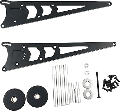 Aluminum Adjustable Wheelie Bar Kit for 1/10 Slash Rustler Bandit 2WD RC