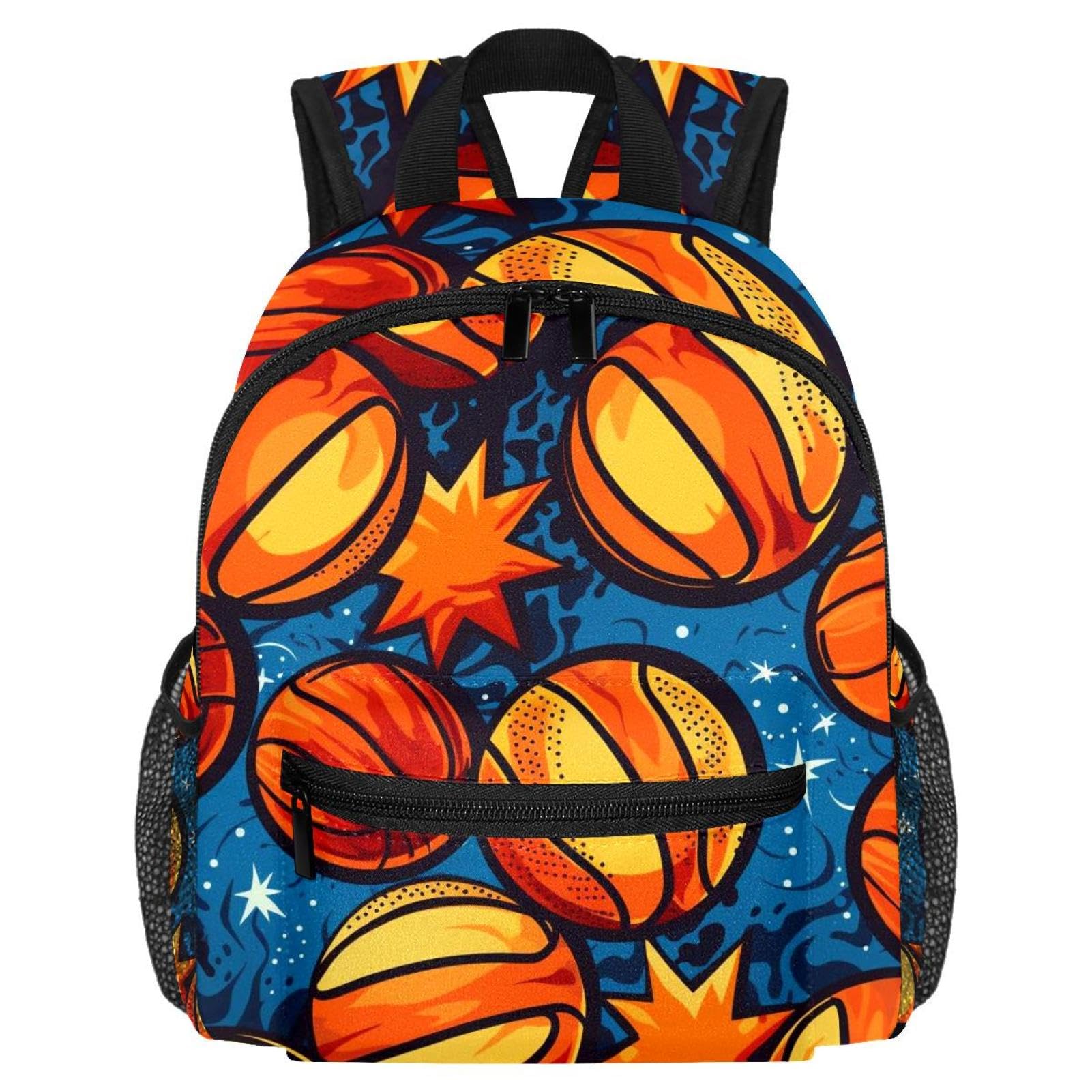Sac à dos enfant léger préscolaire motif basket 30 cm - 7